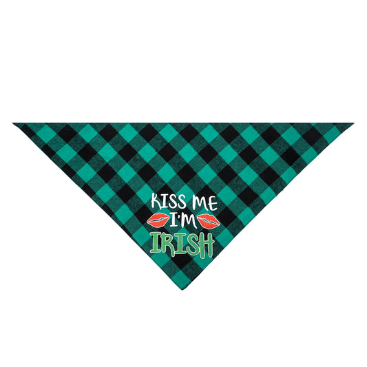 KFX-9625661 Triangle Scarf for Dogs - Cotton Cartoon Design Suitable for All Seasons