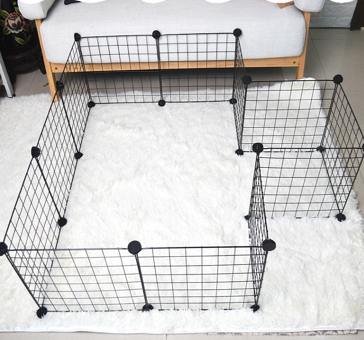 KFX-9630653 Eco-Friendly Metal Pet Fence for Secure Outdoor Containment
