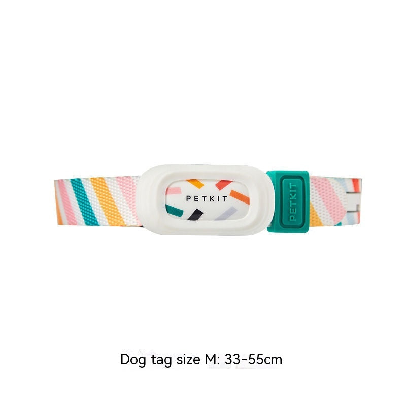 KFX-9631677 Pet Dog Activity Detection Wearable for Cats and Dogs - Adjustable Fit & Stylish Monochrome Design