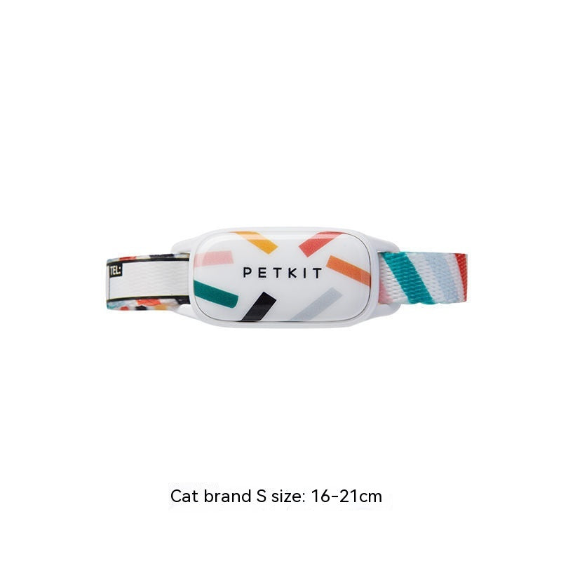 KFX-9631677 Pet Dog Activity Detection Wearable for Cats and Dogs - Adjustable Fit & Stylish Monochrome Design