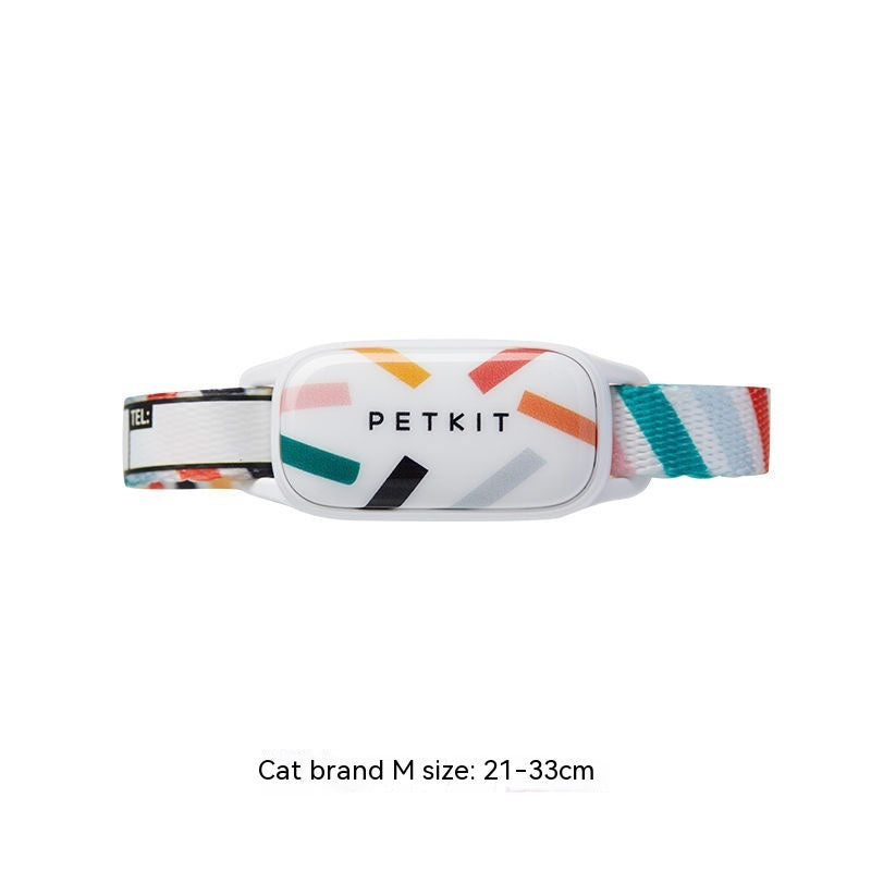 KFX-9631677 Pet Dog Activity Detection Wearable for Cats and Dogs - Adjustable Fit & Stylish Monochrome Design