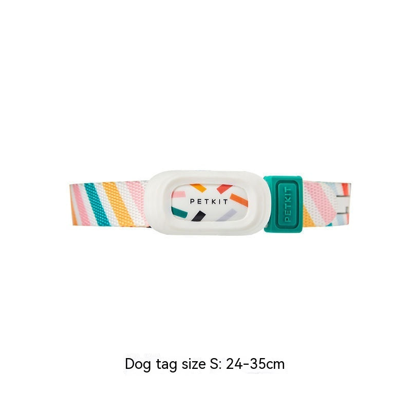 KFX-9631677 Pet Dog Activity Detection Wearable for Cats and Dogs - Adjustable Fit & Stylish Monochrome Design