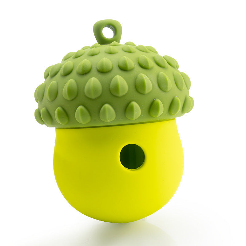 KFX-9635005 Dog Feeding Toy - Bite-Resistant Molar Food Leakage Ball in Four Colors