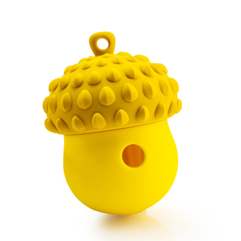 KFX-9635005 Dog Feeding Toy - Bite-Resistant Molar Food Leakage Ball in Four Colors