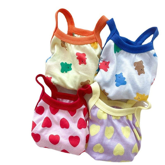 KFX-9637181 Breathable Summer Vest for Cats and Small Dogs in Multiple Sizes and Colors