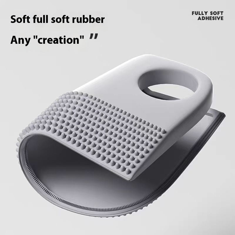 KFX-9640381 Multifunctional Gray Pet Hair Removal Sofa Brush for Easy Clean-Up