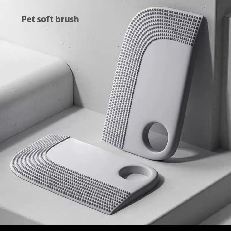 KFX-9640381 Multifunctional Gray Pet Hair Removal Sofa Brush for Easy Clean-Up