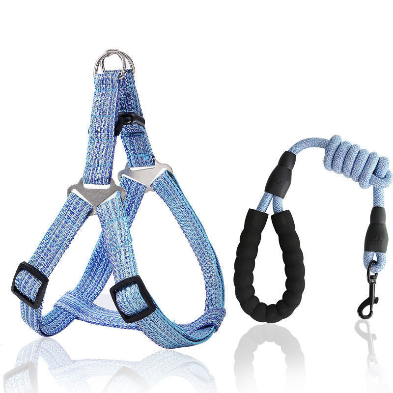 KFX-9643837 Retractable Dog Traction Rope Harness for Safe and Comfortable Walking, Various Sizes Available