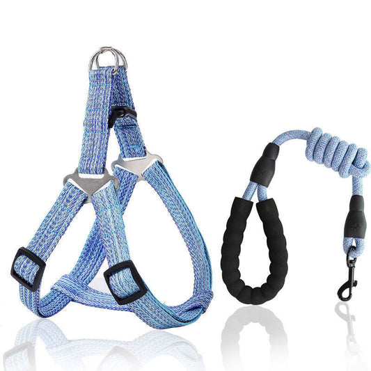 KFX-9643837 Retractable Dog Traction Rope Harness for Safe and Comfortable Walking, Various Sizes Available