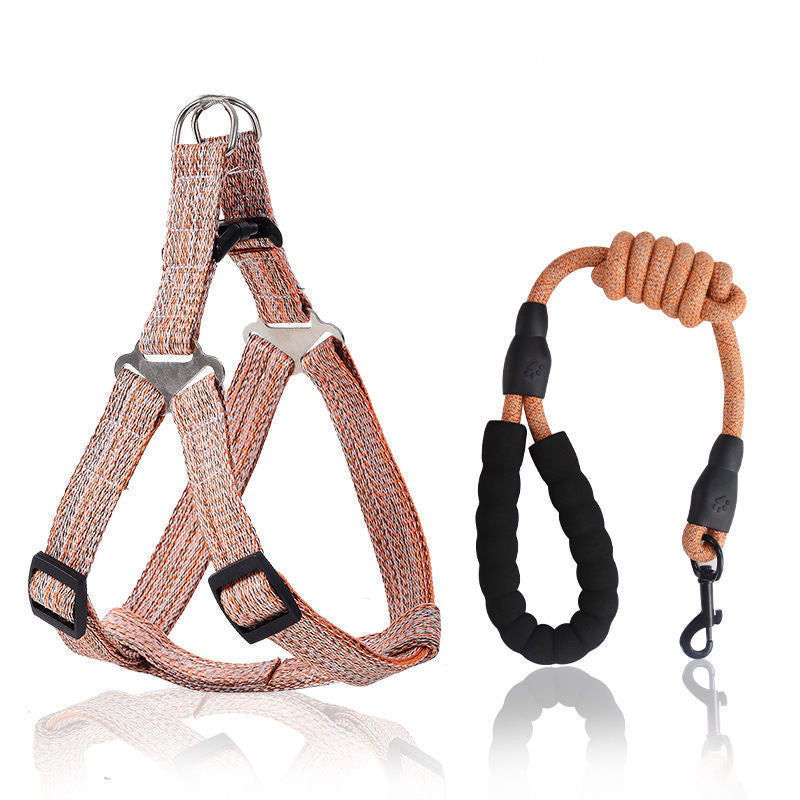 KFX-9643837 Retractable Dog Traction Rope Harness for Safe and Comfortable Walking, Various Sizes Available
