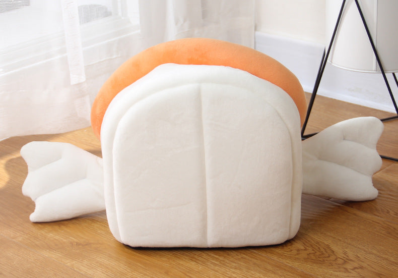 KFX-9644605 Cute Cartoon Four Seasons Pet Cotton Suede Nest – Cozy Kennel for Small Pets