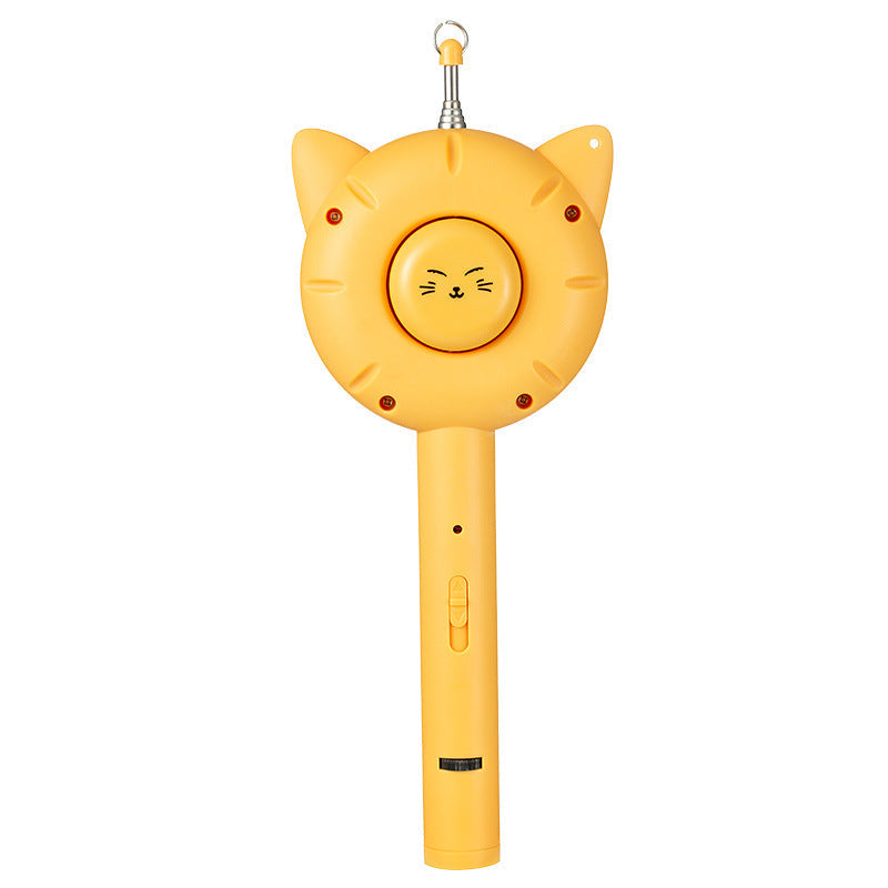 KFX-9646141 Multifunctional Laser Cat Teaser Stick with Cat Comb - Fun Interactive Playtime
