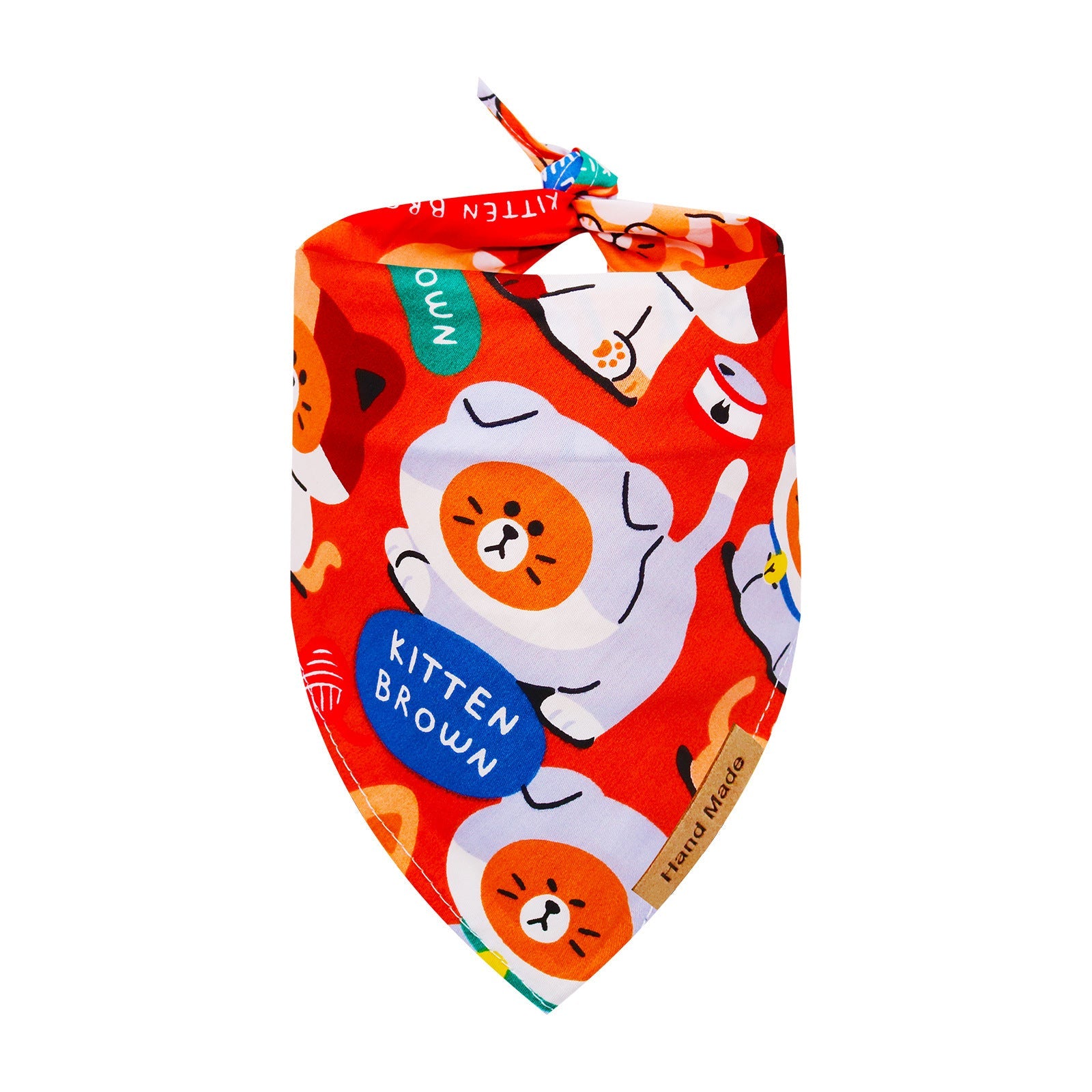 KFX-9647933 Adorable Cartoon Pet Saliva Towel for Spring & Summer in Various Designs