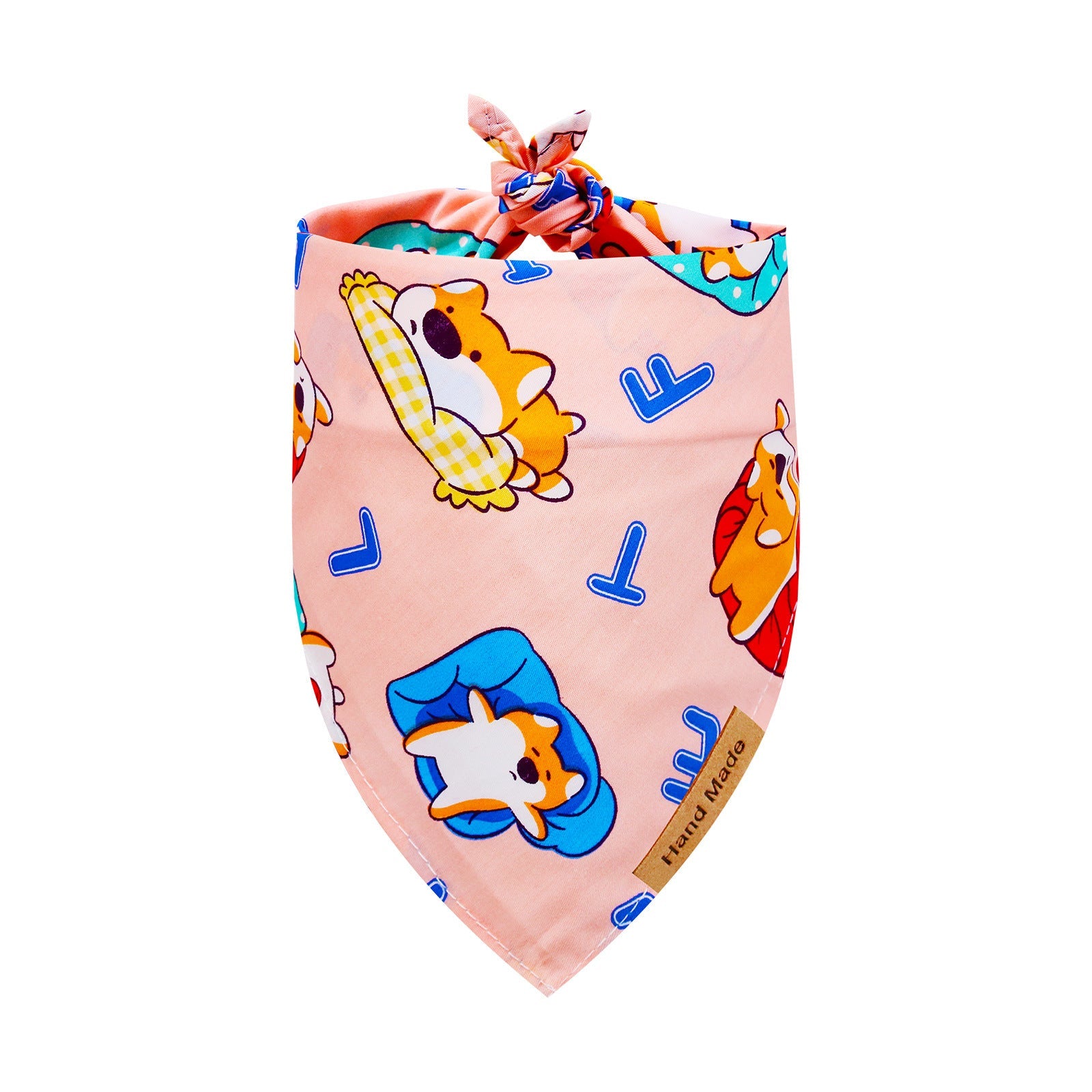 KFX-9647933 Adorable Cartoon Pet Saliva Towel for Spring & Summer in Various Designs