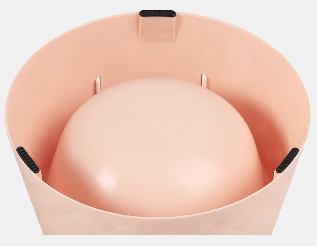 KFX-9650493 Bow Rhombus Cat Bowl in Multiple Colors - Durable PP Material