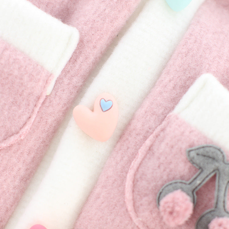 KFX-9654077 Pet Dog Sweater Skirt in Pink and Blue - Soft Acrylic Two-Legged Clothing for Small to XXL Breeds