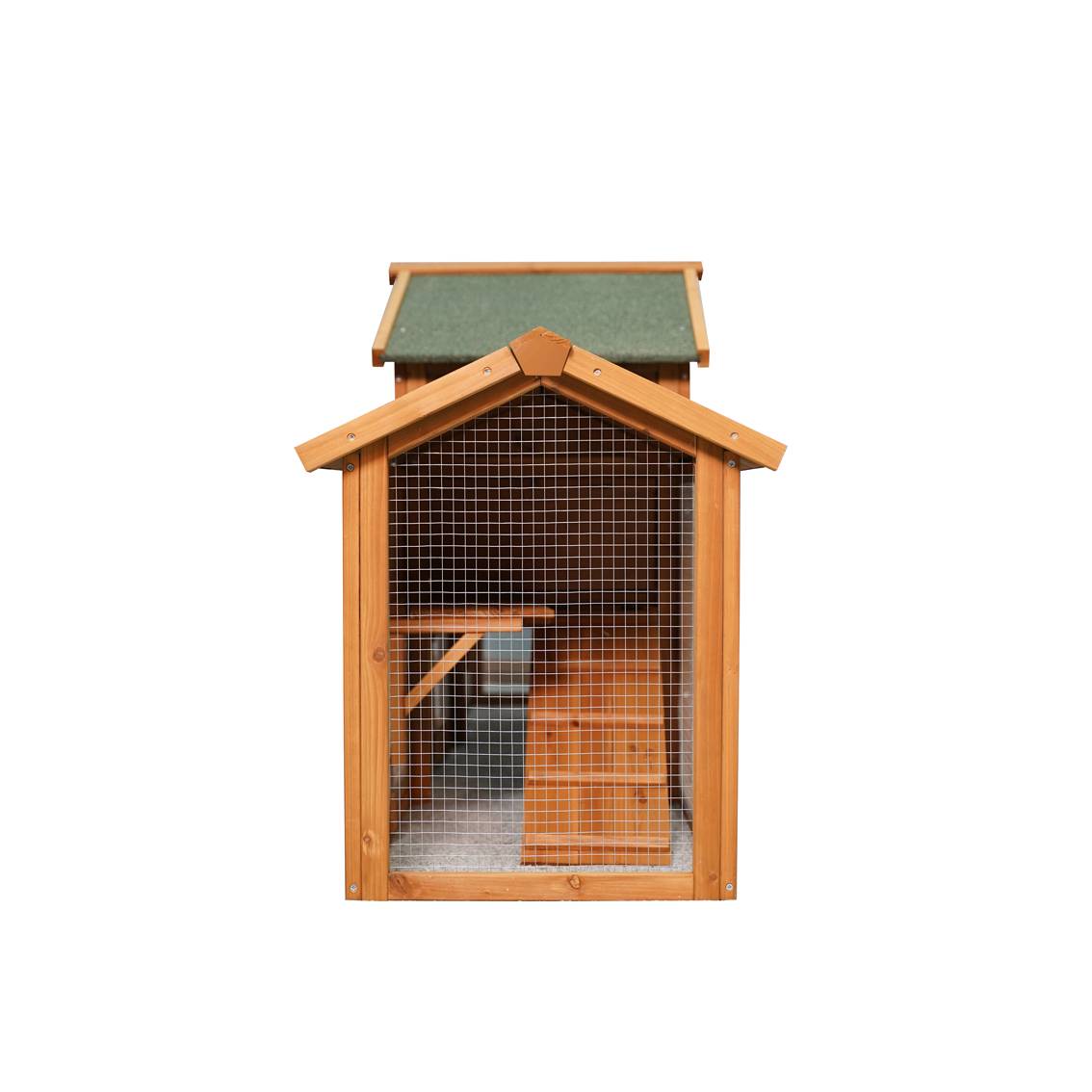 KFX-9659709 Extra Large Bunny Cage with 2 Detachable Runs for Small Animals, Spacious Habitat for Guinea Pigs and Rabbits