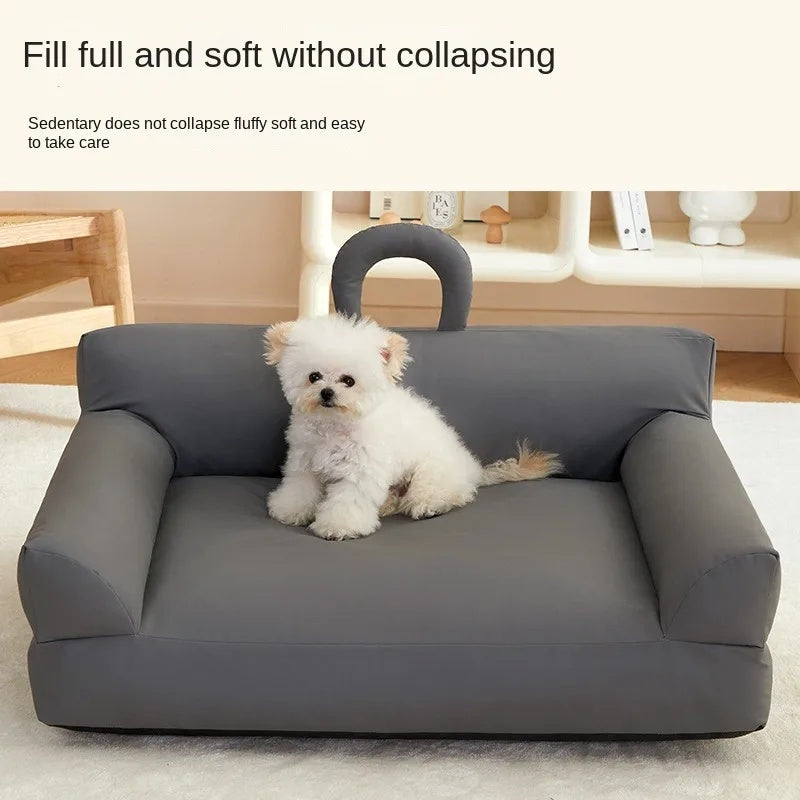 KFX-9663293 Universal Removable and Washable Dog Bed – Four Seasons Waterproof Pet Sofa for Medium and Small Dogs