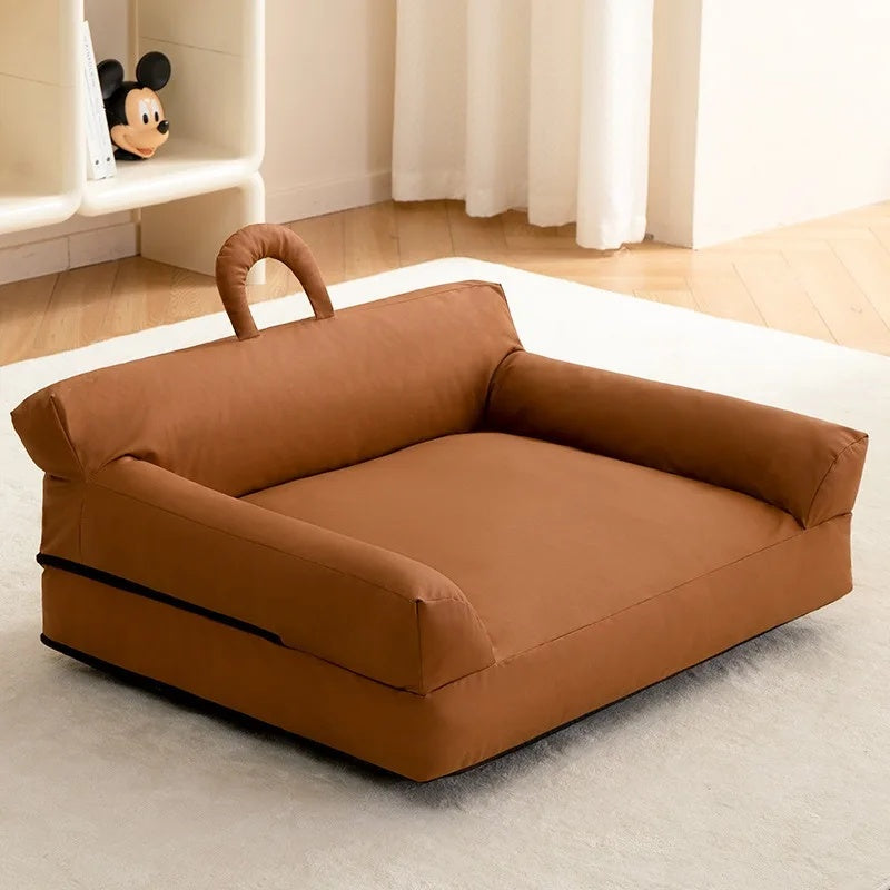 KFX-9663293 Universal Removable and Washable Dog Bed – Four Seasons Waterproof Pet Sofa for Medium and Small Dogs
