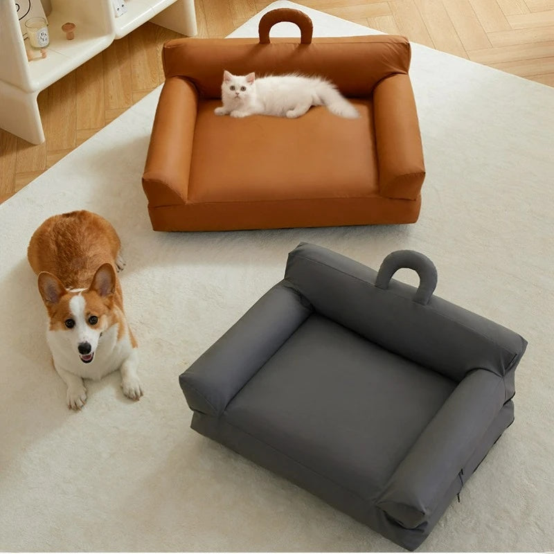 KFX-9663293 Universal Removable and Washable Dog Bed – Four Seasons Waterproof Pet Sofa for Medium and Small Dogs