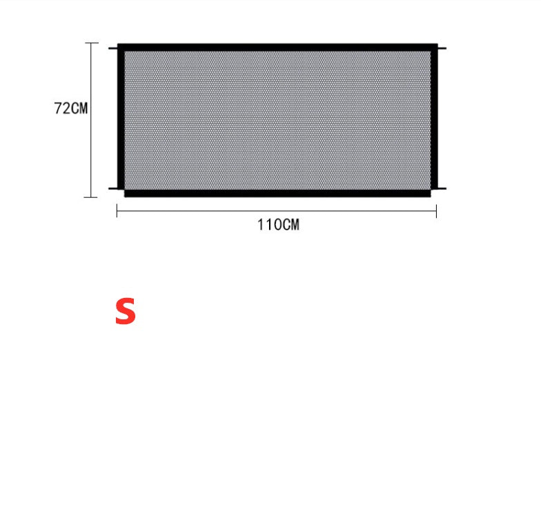 KFX-9663421 Foldable Nylon Dog Enclosure Gate - Portable, Durable and Easy to Assemble Safety Barrier for Pets