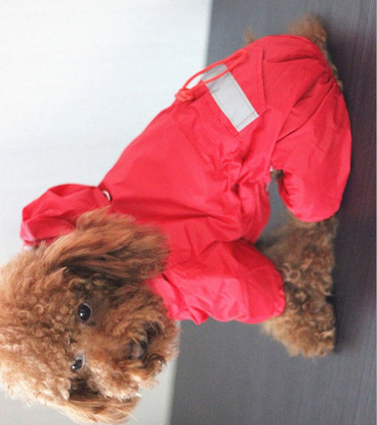 KFX-9664189 Waterproof and Windproof Raincoat for Pets, Available in Multiple Sizes and Colors