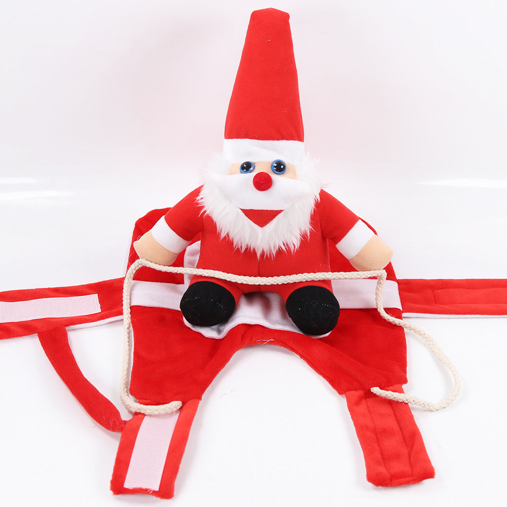 KFX-9665981 Santa Claus Costume for Horses - Fun Cloth Outfit for Holiday Riding