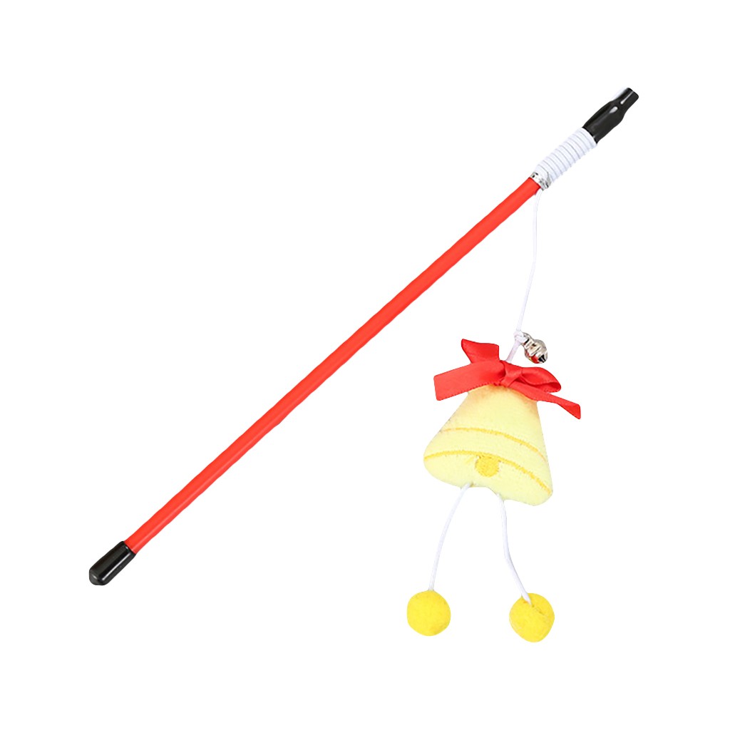 KFX-9668413 Interactive Christmas Cat Toy with Feathers for Safe Play and Natural Movement