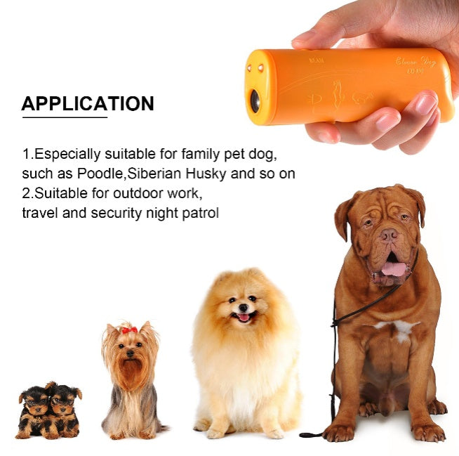 KFX-9669181 Ultrasonic Dog Training and Bark Control Device with High-Frequency Sound