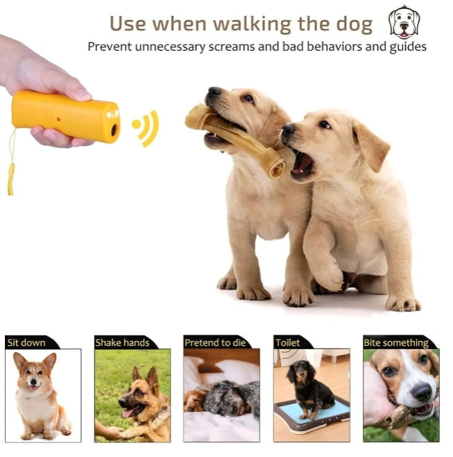 KFX-9669181 Ultrasonic Dog Training and Bark Control Device with High-Frequency Sound