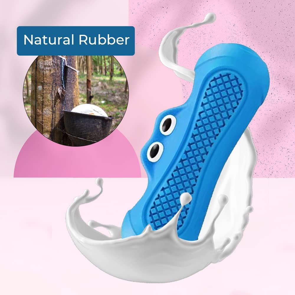 KFX-9670205 Natural Rubber Squeaky Dog Chew Toy for All Breeds - Durable and Non-Toxic, Ideal for Dental Health