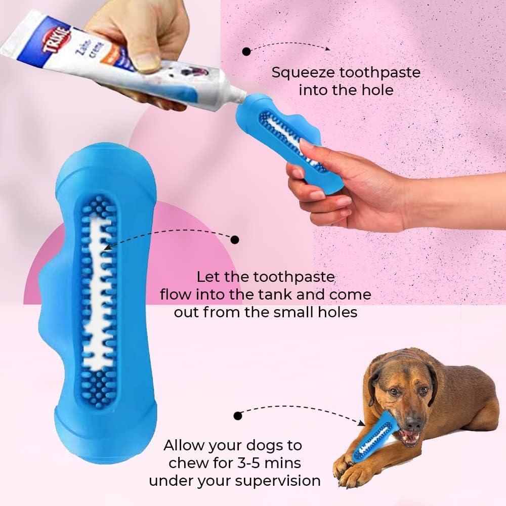 KFX-9670205 Natural Rubber Squeaky Dog Chew Toy for All Breeds - Durable and Non-Toxic, Ideal for Dental Health