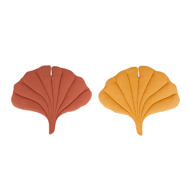 KFX-9670845 Leaf Shape Soft Dog Bed Mat - Comfortable & Machine Washable Crate Pad for Pets