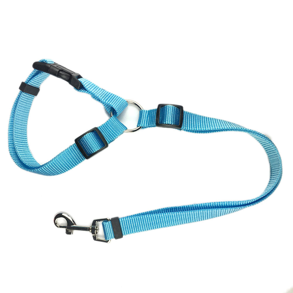KFX-9671357 Dual-Purpose Pet Traction Rope Car Seat Belt for Enhanced Safety