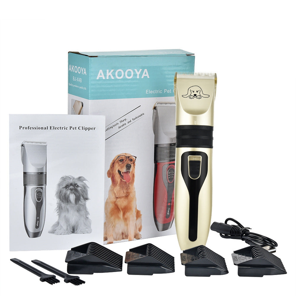 KFX-9673149 Rechargeable Pet Shaver for Dogs - 2 Speed Grooming Tool, 300 Minutes Runtime, AC Power