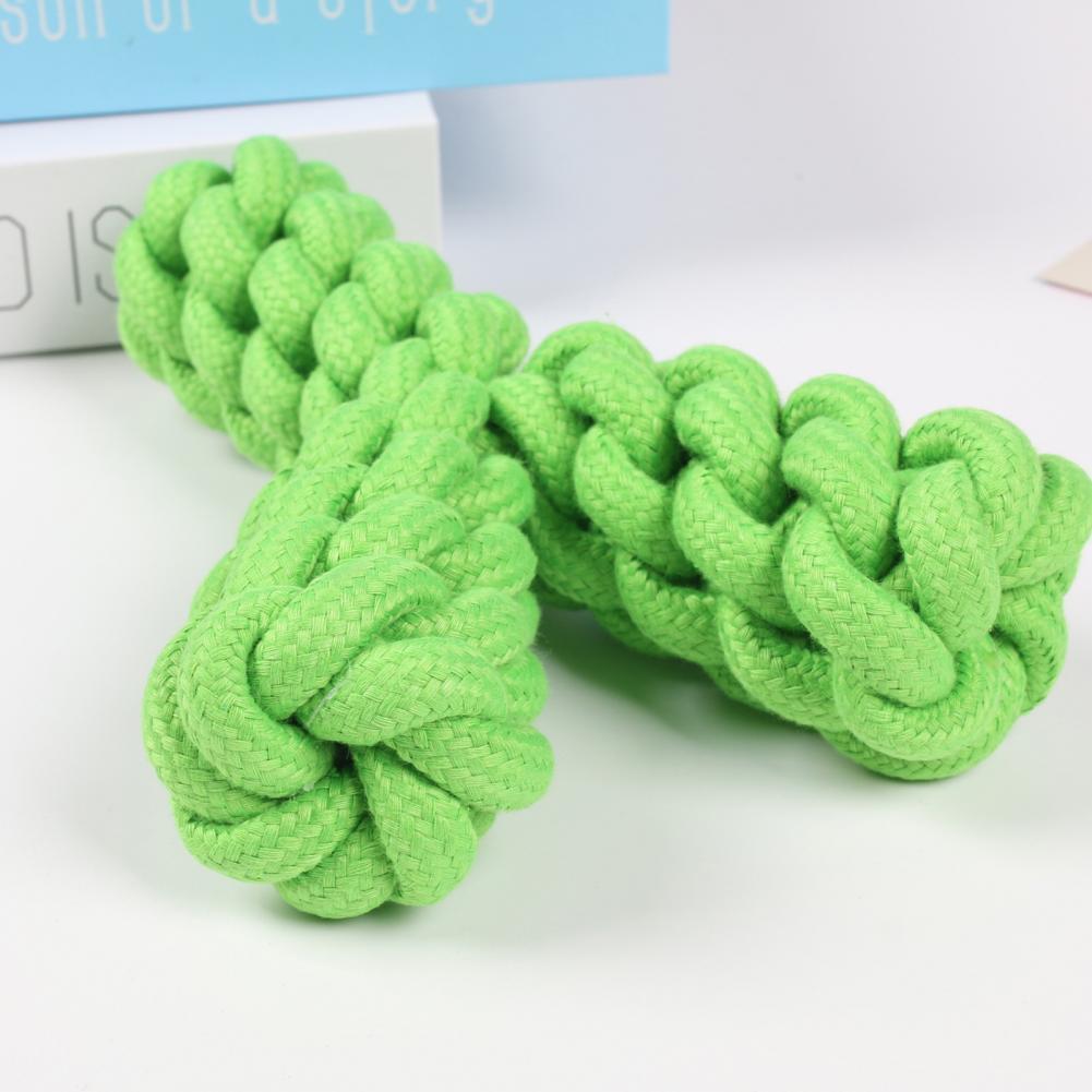 KFX-9680573 Durable Y-shaped Dog Toy for Dental Health and Exercise, Cotton Rope Chew Toy