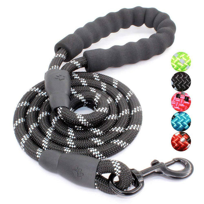 KFX-9682877 Reflective Nylon Round Traction Rope for Dogs, Multi-Size Options Available