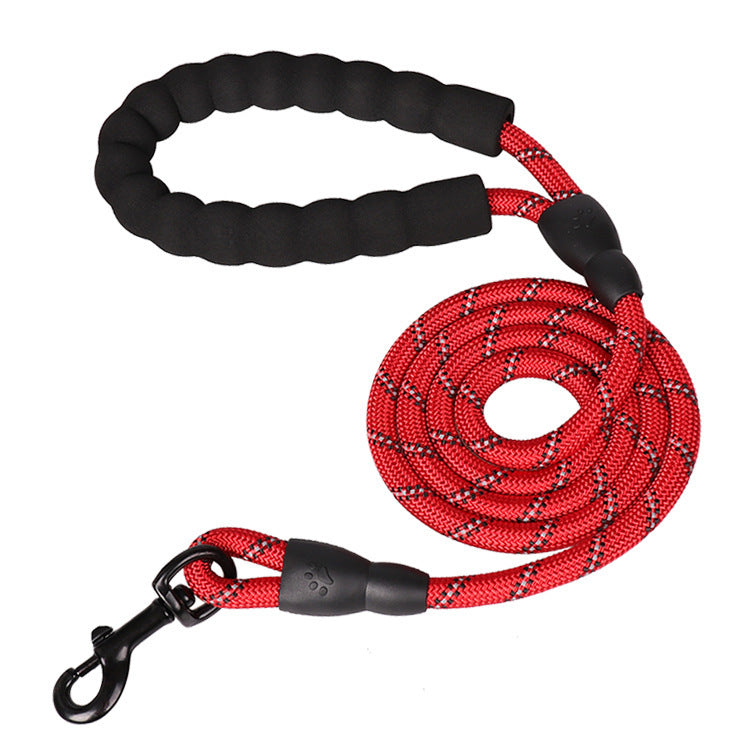 KFX-9682877 Reflective Nylon Round Traction Rope for Dogs, Multi-Size Options Available
