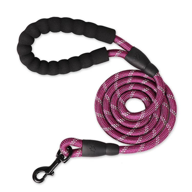 KFX-9682877 Reflective Nylon Round Traction Rope for Dogs, Multi-Size Options Available