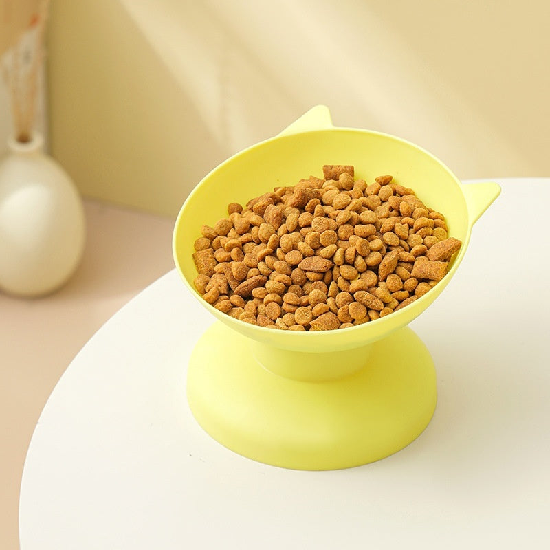 KFX-9683261 Elevated Double Pet Bowl for Cats and Dogs - Ergonomic Design, Various Colors