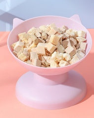 KFX-9683261 Elevated Double Pet Bowl for Cats and Dogs - Ergonomic Design, Various Colors