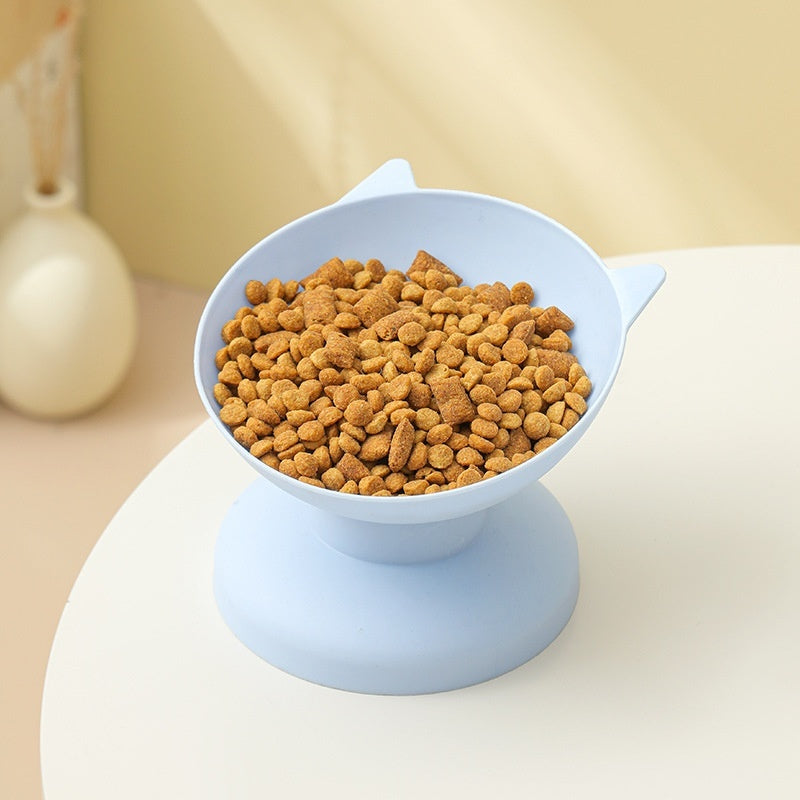 KFX-9683261 Elevated Double Pet Bowl for Cats and Dogs - Ergonomic Design, Various Colors