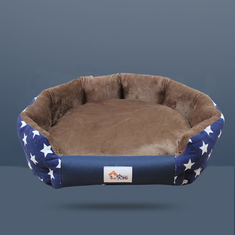 KFX-9688893 Cozy Removable and Washable Pet Nest for Small and Large Dogs - Multiple Colors and Designs Available