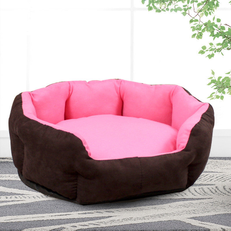 KFX-9688893 Cozy Removable and Washable Pet Nest for Small and Large Dogs - Multiple Colors and Designs Available