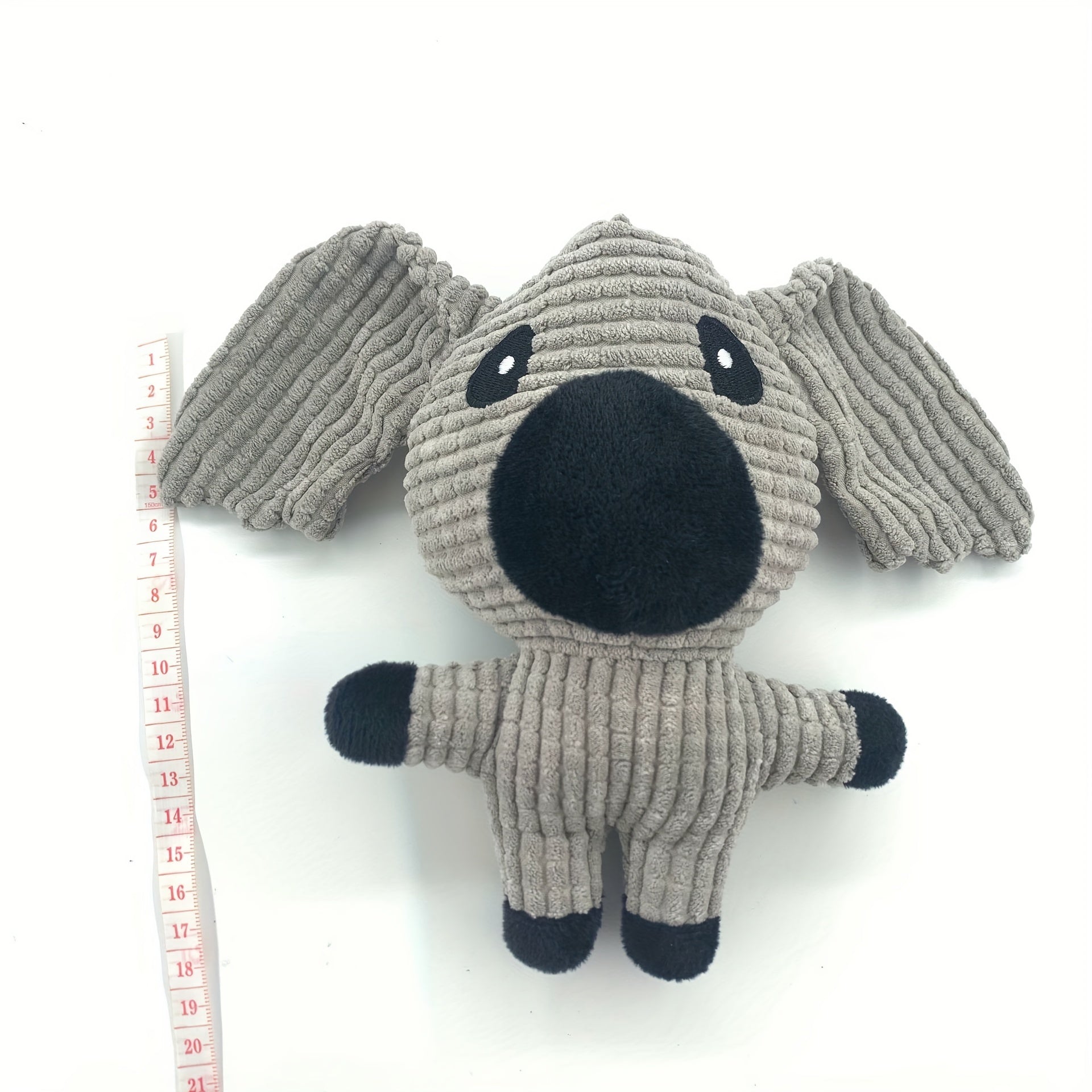 KFX-9692093 Cute Animal Shape Plush Toy for Dogs and Cats, Squeaky and Bite Resistant Chew Toy, Easy to Clean Pet Accessory