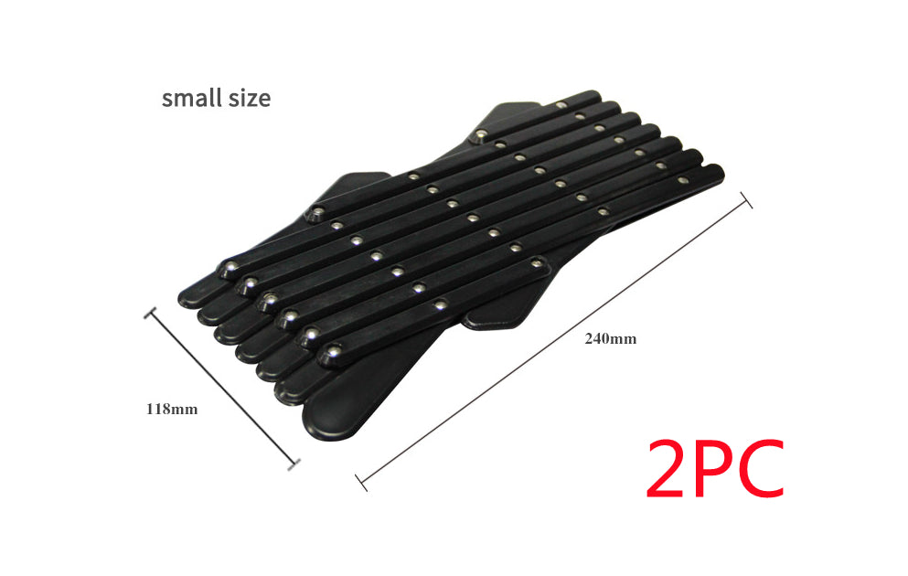 KFX-9696189 Universal Telescopic Pet Window Fence in Black - Durable Polypropylene, Easy Storage