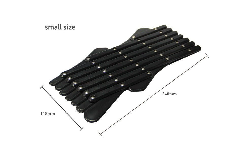 KFX-9696189 Universal Telescopic Pet Window Fence in Black - Durable Polypropylene, Easy Storage