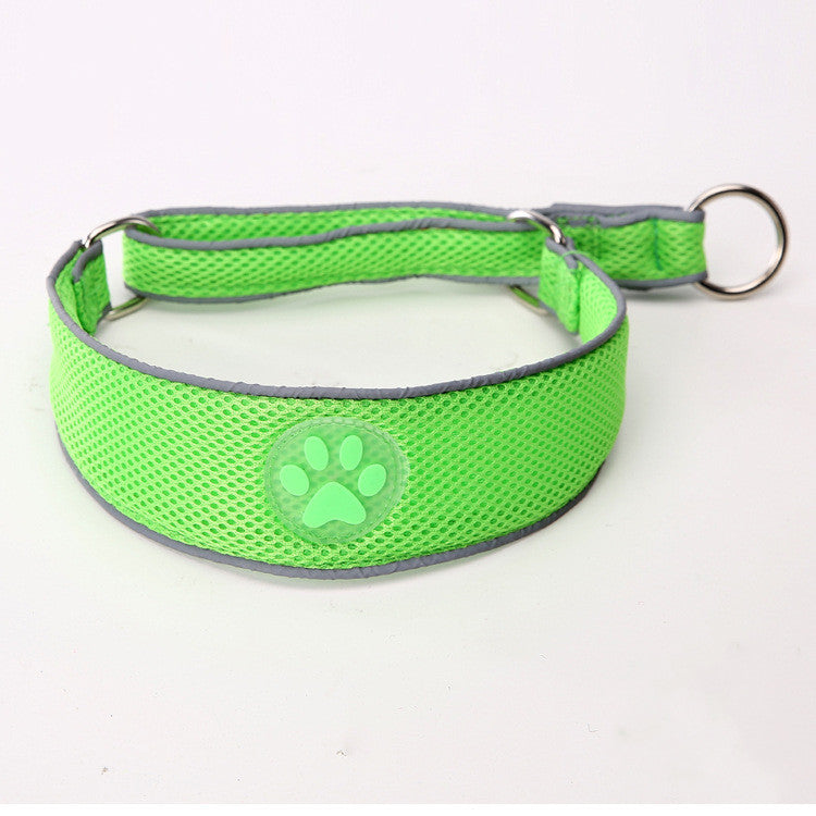 KFX-9696573 Double-Layer Mesh Reflective Dog Chain in Multiple Colors - Soft and Comfortable