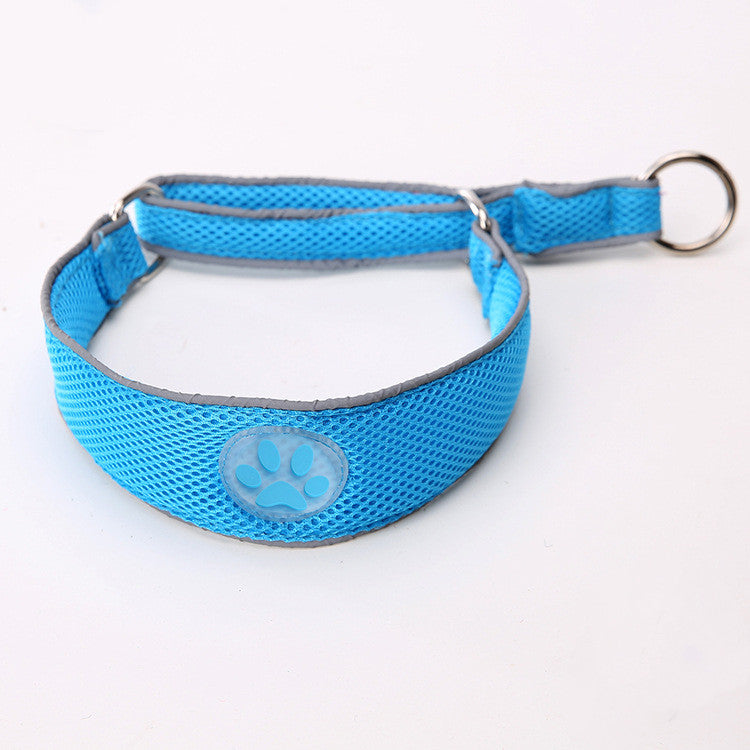 KFX-9696573 Double-Layer Mesh Reflective Dog Chain in Multiple Colors - Soft and Comfortable