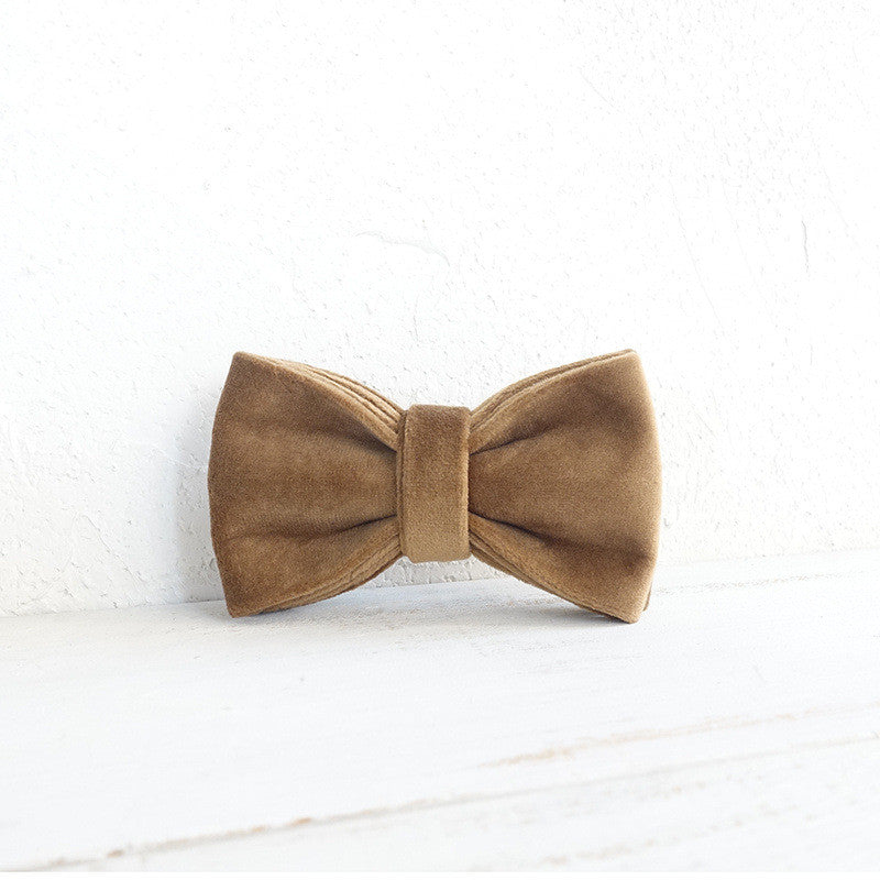 KFX-9696829 Adjustable Handmade Dog Collar with Unique Bow Design - Suitable for All Puppies